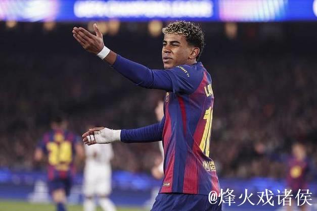 18岁亚马尔剪刀脚染黄!下轮欧冠停赛 被换下黑 18岁亚马尔剪刀脚染黄!下轮欧冠停赛 被换下黑