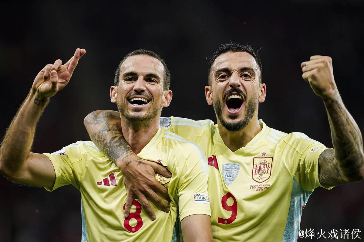 欧国联-何塞卢快速破门法比安梅开二度 10人西班牙4-1战胜瑞士 欧国联-何塞卢快速破门法比安梅开二度 10人西班牙4-1战胜瑞士